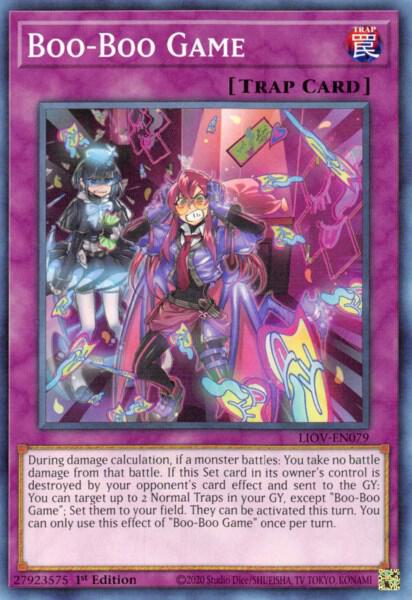 Boo-Boo Game - Lightning Overdrive YuGiOh trading card
