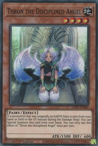 Thron the Disciplined Angel - Lightning Overdrive (LIOV) #LIOV-EN082 - Super Rare YuGiOh Trading Card