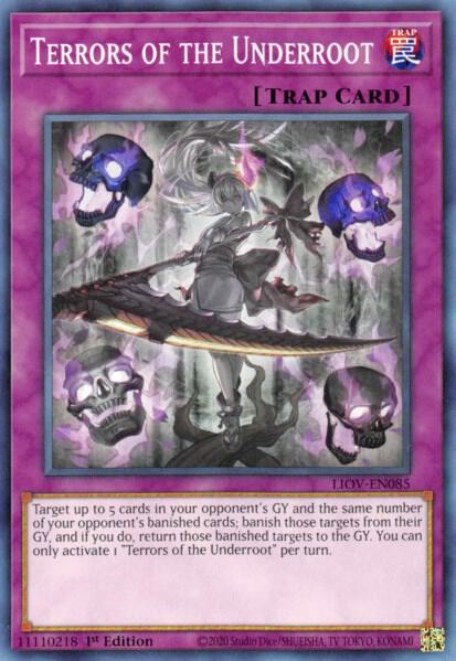 Terrors of the Underroot - Lightning Overdrive YuGiOh trading card