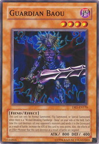 Guardian Baou - Dark Revelation Volume 1 (DR1) #DR1-EN170 - Common / Short Print YuGiOh Trading Card
