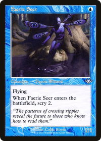 Faerie Seer (Retro Frame) - Modern Horizons (MH1) #8 - Uncommon Magic: The Gathering Trading Card