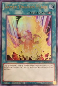 Armed Dragon Flash (BLVO-ENSP1) - Blazing Vortex (BLVO) #BLVO-ENSP1 - Ultra Rare YuGiOh Trading Card