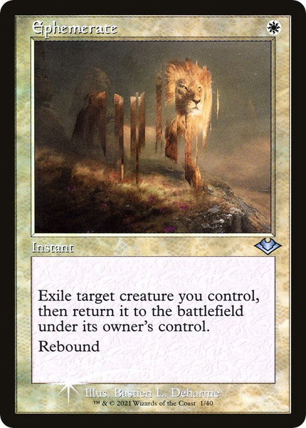 Ephemerate (Retro Frame) trading card from Modern Horizons Ephemerate (Retro Frame) - Modern Horizons Magic: The Gathering trading card