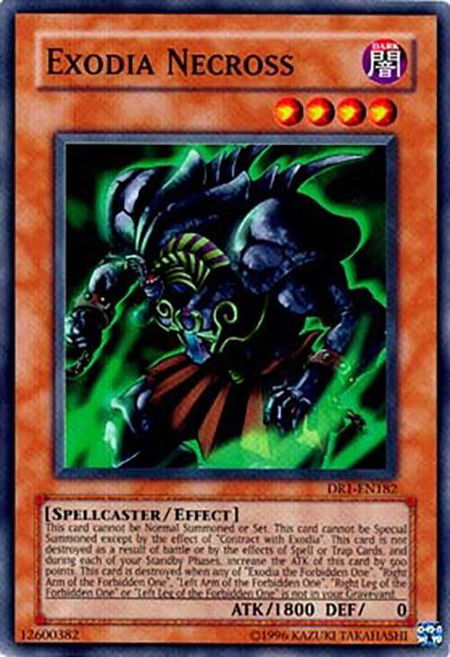 Exodia Necross - Dark Revelation Volume 1 YuGiOh trading card