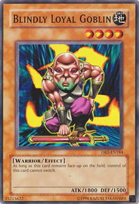 Blindly Loyal Goblin - Dark Revelation Volume 1 (DR1) #DR1-EN184 - Common / Short Print YuGiOh Trading Card