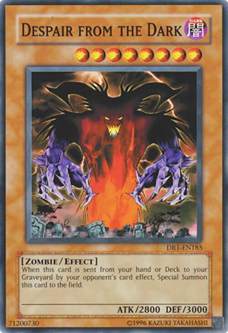 Despair from the Dark trading card from Dark Revelation Volume 1 Despair from the Dark - Dark Revelation Volume 1 YuGiOh trading card