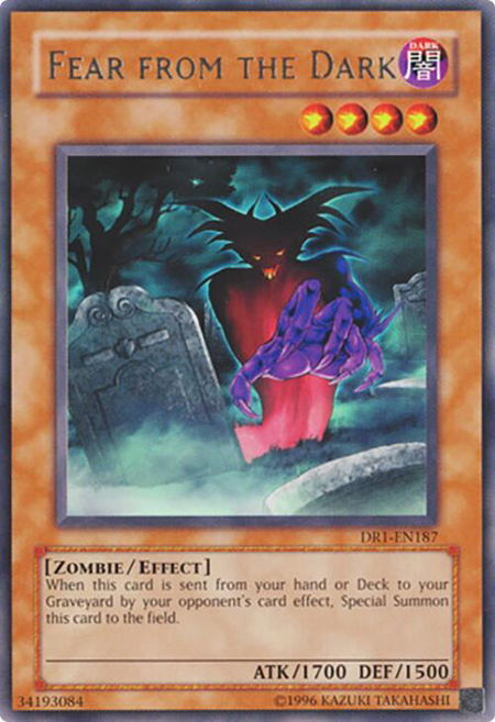 Fear from the Dark trading card from Dark Revelation Volume 1 Fear from the Dark - Dark Revelation Volume 1 YuGiOh trading card