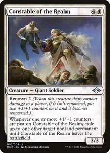 Constable of the Realm - Modern Horizons 2 (MH2) #10 - Uncommon Magic: The Gathering Trading Card