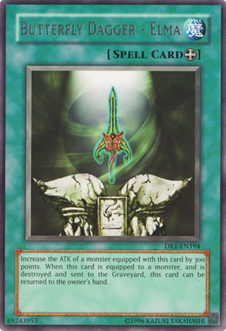 Butterfly Dagger - Elma - Dark Revelation Volume 1 YuGiOh trading card