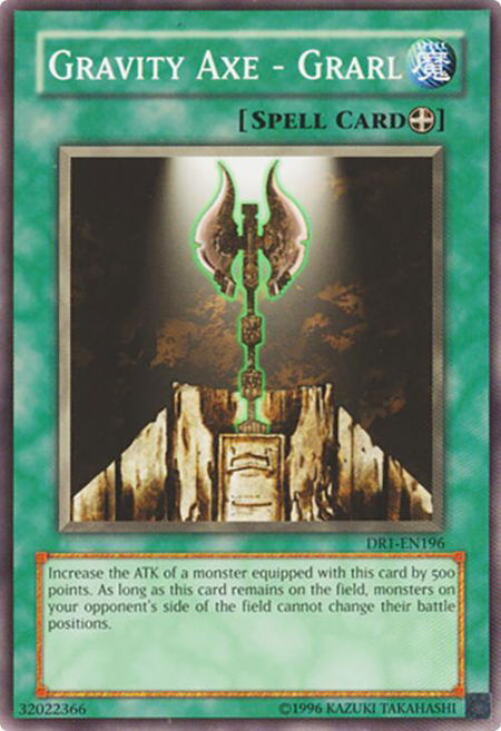 Gravity Axe - Grarl - Dark Revelation Volume 1 YuGiOh trading card