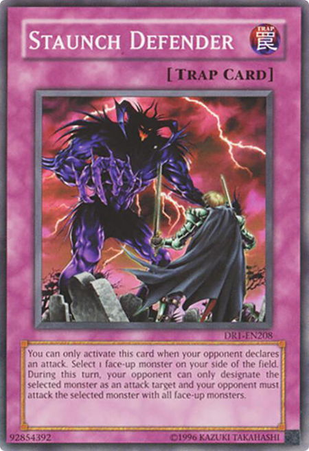 Staunch Defender - Dark Revelation Volume 1 YuGiOh trading card