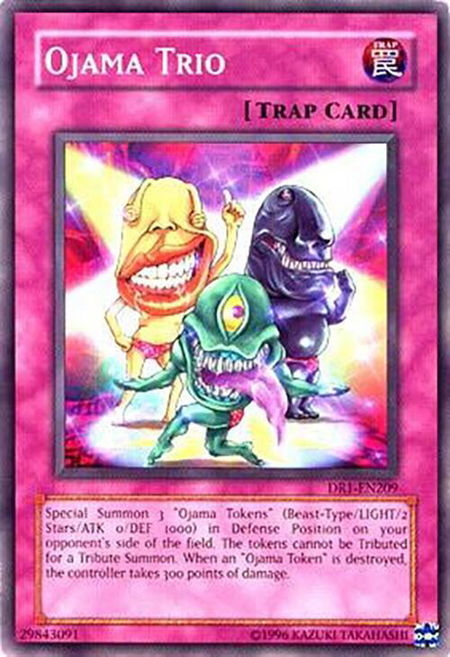 Ojama Trio - Dark Revelation Volume 1 YuGiOh trading card