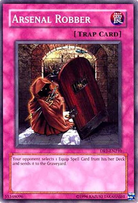 Arsenal Robber trading card from Dark Revelation Volume 1 Arsenal Robber - Dark Revelation Volume 1 YuGiOh trading card