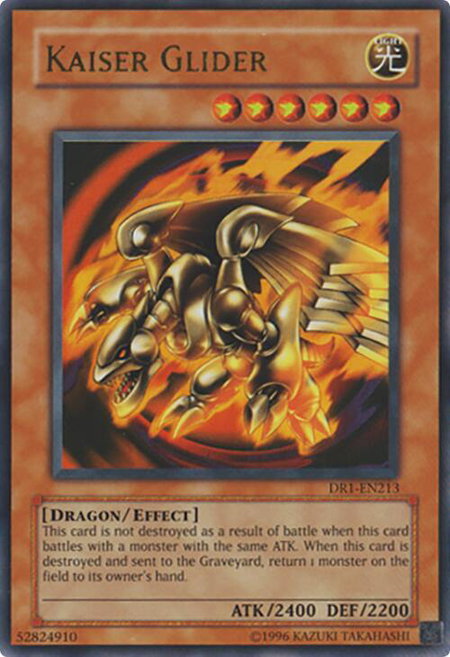 Kaiser Glider - Dark Revelation Volume 1 YuGiOh trading card