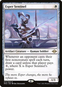 Esper Sentinel - Modern Horizons 2 (MH2) #12 - Rare Magic: The Gathering Trading Card