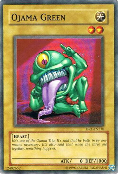 Ojama Green - Dark Revelation Volume 1 YuGiOh trading card