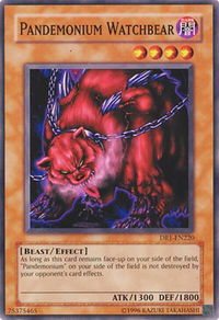 Pandemonium Watchbear - Dark Revelation Volume 1 (DR1) #DR1-EN220 - Common / Short Print YuGiOh Trading Card