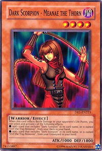 Dark Scorpion - Meanae the Thorn - Dark Revelation Volume 1 (DR1) #DR1-EN223 - Common / Short Print YuGiOh Trading Card