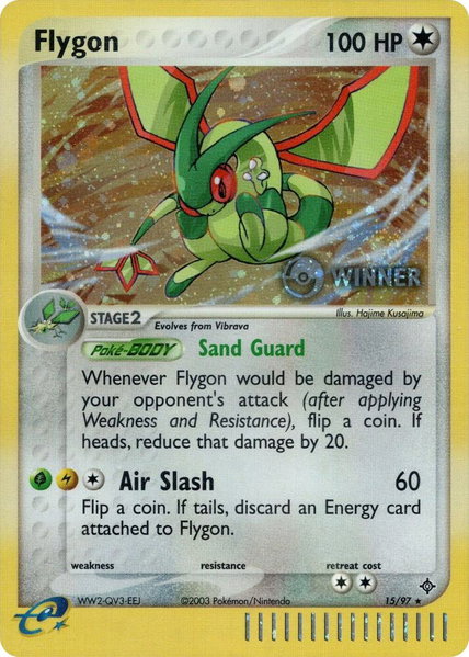 Flygon - 15/97 (Pokemon League) [Winner] - League & Championship Cards Pokémon trading card