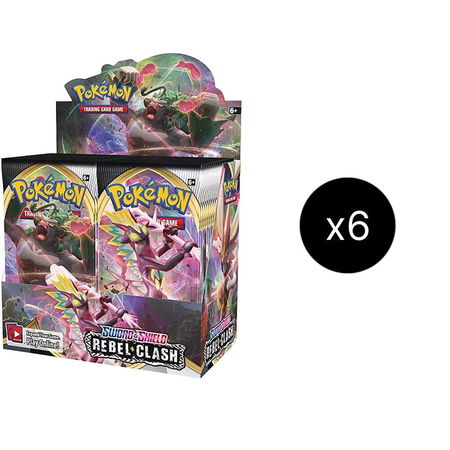 Rebel Clash Booster Box Case - SWSH02: Rebel Clash Pokémon trading card