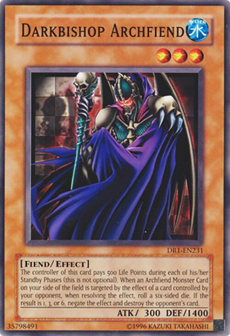 Darkbishop Archfiend - Dark Revelation Volume 1 YuGiOh trading card