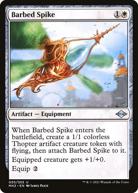 Barbed Spike - Modern Horizons 2 Magic: The Gathering trading card