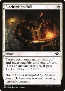 Blacksmith's Skill - Modern Horizons 2 (MH2) #6 - Common Magic: The Gathering Trading Card