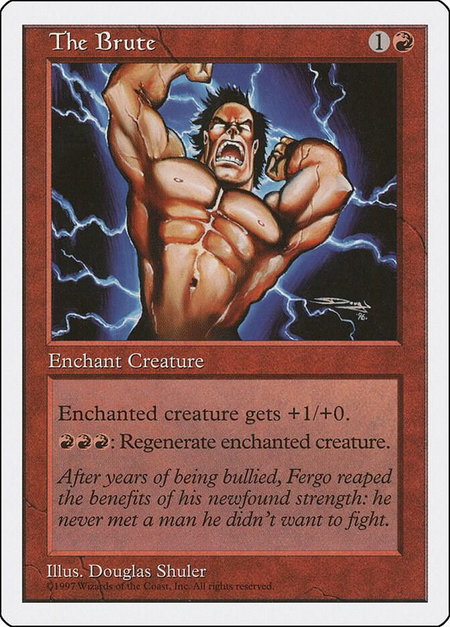 The Brute - Fifth Edition Magic: The Gathering trading card