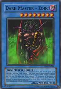 Dark Master - Zorc - Dark Revelation Volume 1 (DR1) #DR1-EN244 - Super Rare YuGiOh Trading Card