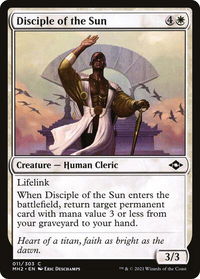 Disciple of the Sun - Modern Horizons 2 (MH2) #11 - Common Magic: The Gathering Trading Card