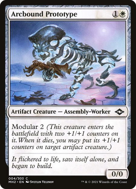 Arcbound Prototype - Modern Horizons 2 Magic: The Gathering trading card