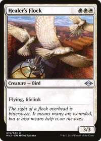 Healer's Flock - Modern Horizons 2 (MH2) #16 - Uncommon Magic: The Gathering Trading Card