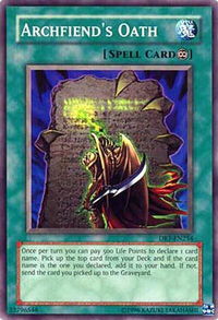 Archfiend's Oath - Dark Revelation Volume 1 (DR1) #DR1-EN254 - Common / Short Print YuGiOh Trading Card