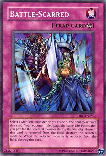 Battle-Scarred - Dark Revelation Volume 1 YuGiOh trading card