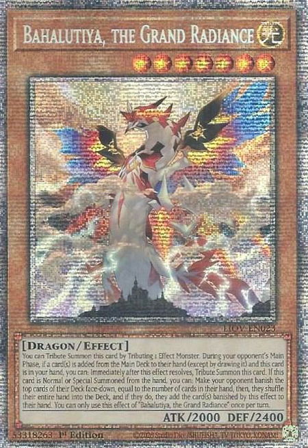 Bahalutiya, the Grand Radiance (Starlight Rare) - Lightning Overdrive YuGiOh trading card