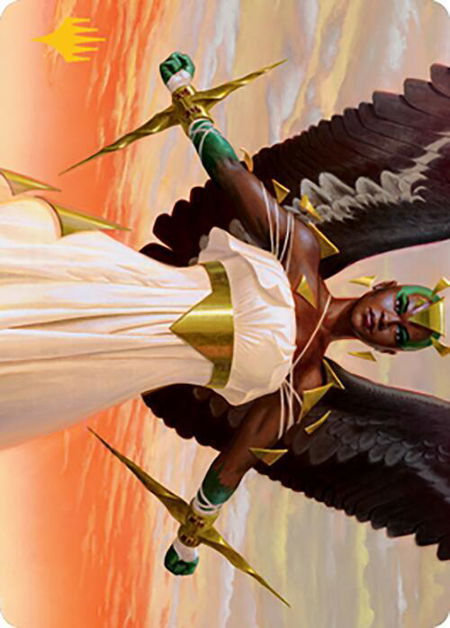 Glorious Enforcer Art Card (Gold-Stamped) - Art Series: Modern Horizons 2 Magic: The Gathering trading card