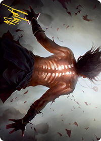 Piercing Rays Art Card (Gold-Stamped Signature) - Art Series: Modern Horizons 2 (ASMH2) #4 - Special Magic: The Gathering Trading Card