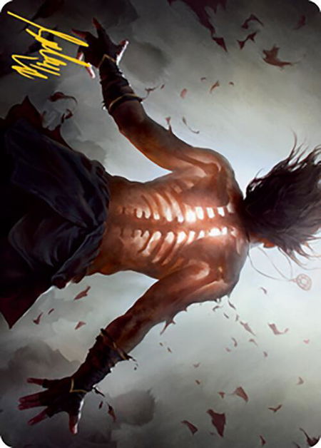 Piercing Rays Art Card (Gold-Stamped Signature) - Art Series: Modern Horizons 2 Magic: The Gathering trading card