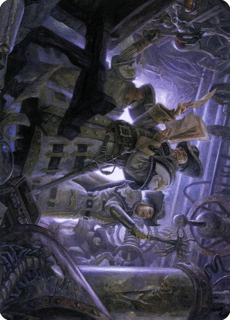 Search the Premises Art Card - Art Series: Modern Horizons 2 Magic: The Gathering trading card