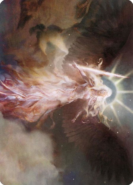 Serra's Emissary Art Card - Art Series: Modern Horizons 2 Magic: The Gathering trading card