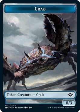 Crab Token - Modern Horizons 2 Magic: The Gathering trading card