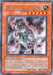 Ancient Gear Beast trading card from The Lost Millennium Ancient Gear Beast - The Lost Millennium YuGiOh trading card