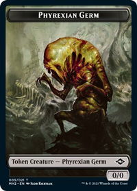 Phyrexian Germ Token - Modern Horizons 2 (MH2) #3 - Token Magic: The Gathering Trading Card