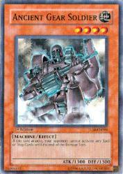 Ancient Gear Soldier - The Lost Millennium YuGiOh trading card