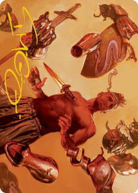 Dress Down Art Card (Gold-Stamped Signature) - Art Series: Modern Horizons 2 (ASMH2) #12 - Special Magic: The Gathering Trading Card