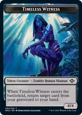 Timeless Witness Token - Modern Horizons 2 Magic: The Gathering trading card