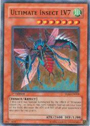 Ultimate Insect LV7 - The Lost Millennium (TLM) #TLM-EN010 - Super Rare YuGiOh Trading Card