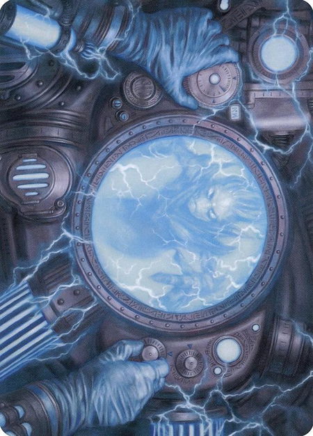 Recalibrate Art Card - Art Series: Modern Horizons 2 Magic: The Gathering trading card