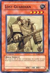 Lost Guardian trading card from The Lost Millennium Lost Guardian - The Lost Millennium YuGiOh trading card