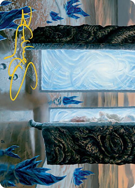 Step Through Art Card (Gold-Stamped Signature) - Art Series: Modern Horizons 2 Magic: The Gathering trading card